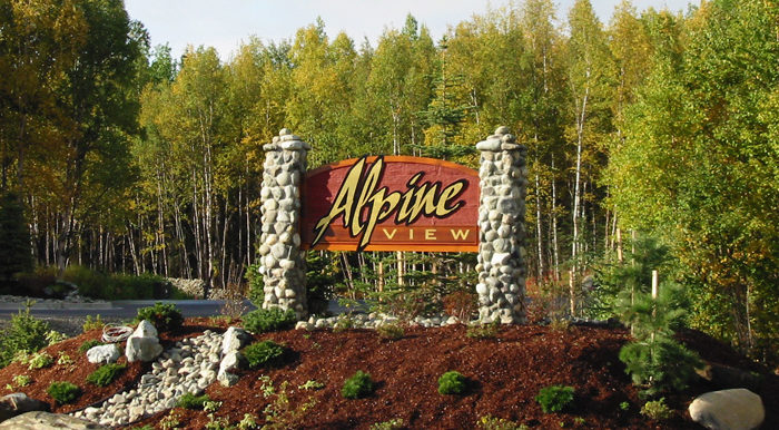 Alpine View Entrance Mat Su Lots Real Estate Residential